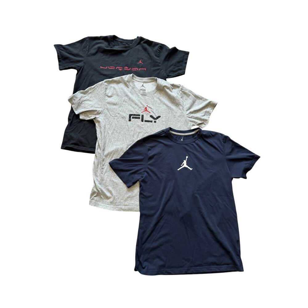 Vintage Y2K Air Jordan Flight Jumpman Graphic T-Shirts Men's Size Large Set of 3